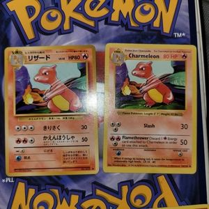 Pokemon Charmeleon Japenese and English Cards